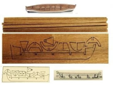 Whaling Boat Kit 100mm