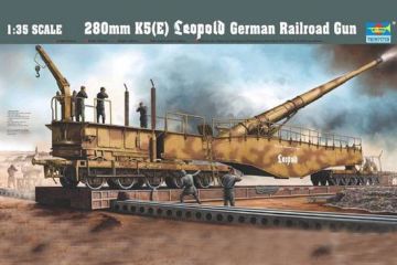 1/35 280mm K5(E) German Rail Road Gun ' Leopold'