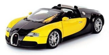 Bugatti Veyron,Black & Yellow, Grand Sport