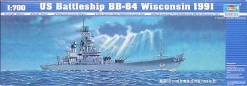 1/700 USS BB-64 Wisconsin '91