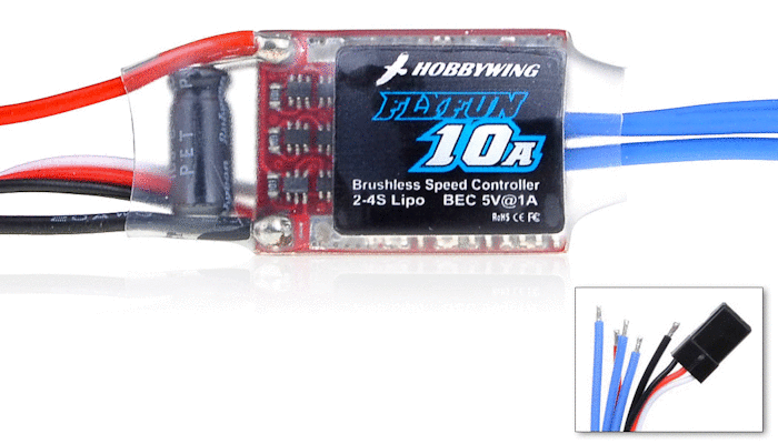 Flyfun ESC 10A for Airplane & Helicopter