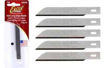 No.26 K-2-5-6 Düz Uzun Maket Bıçağı Ucu ( 5 li paket)