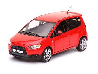 MITSUBISHI COLT 1/43 RED