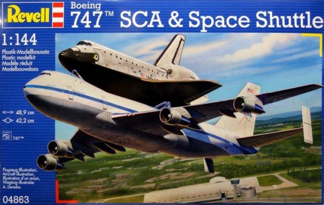 1/144 Boing 747 SCA & Space Shuttle 04863