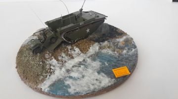 1/72 US Buffalo Anfibi ve Jeep Diorama