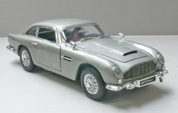 1965 Aston Martin DB5 Silver James Bond 007 Goldfinger