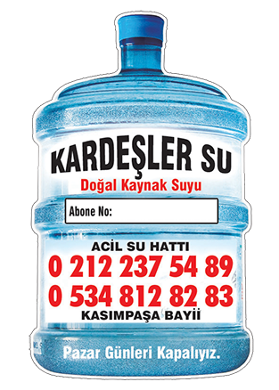 Su Bayii Özel Kesim Magnet Ücretsiz Gönderim