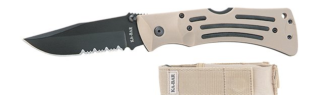 KA-BAR 3053 MULE FOLDER CAKI