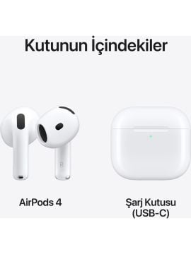 Apple AirPods 4. Nesil MXP63TU/A