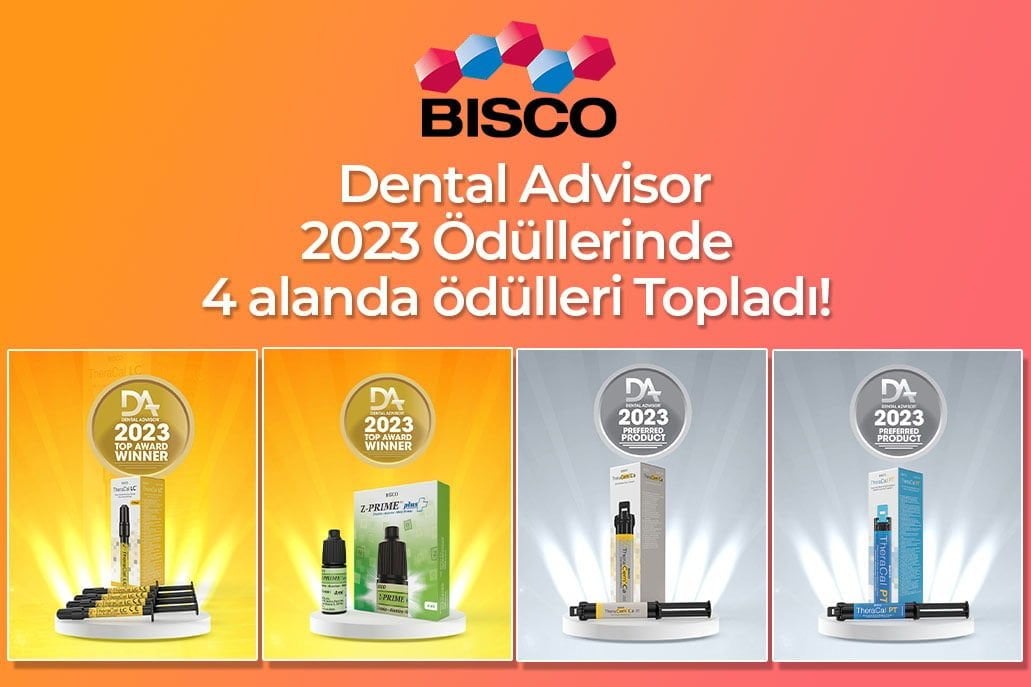 Bisco, Dental Advisor 2023 'de 4 Ödülle Döndü!