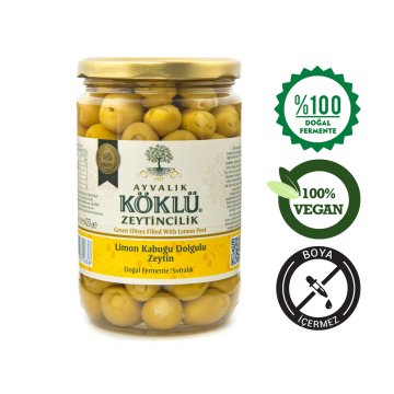 Limon Kabuğu Dolgulu Zeytin 660 cc