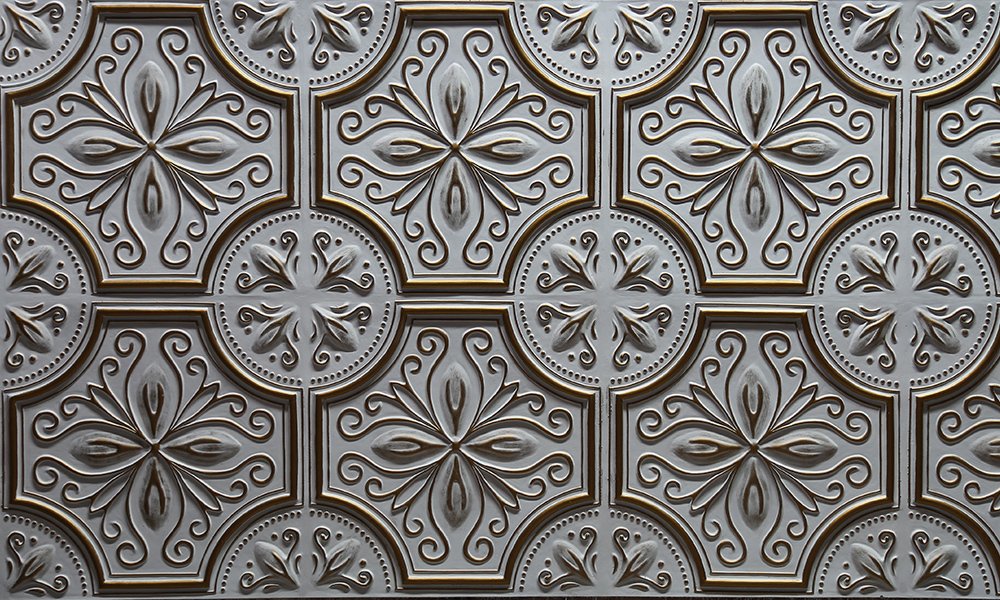 Paneldeko Padova Bianco Oro Dekoratif Duvar Paneli