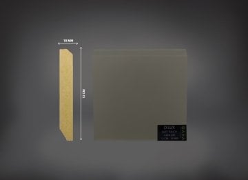 D Lux 12 cm Kaya Gri Soft Touch Süpürgelik