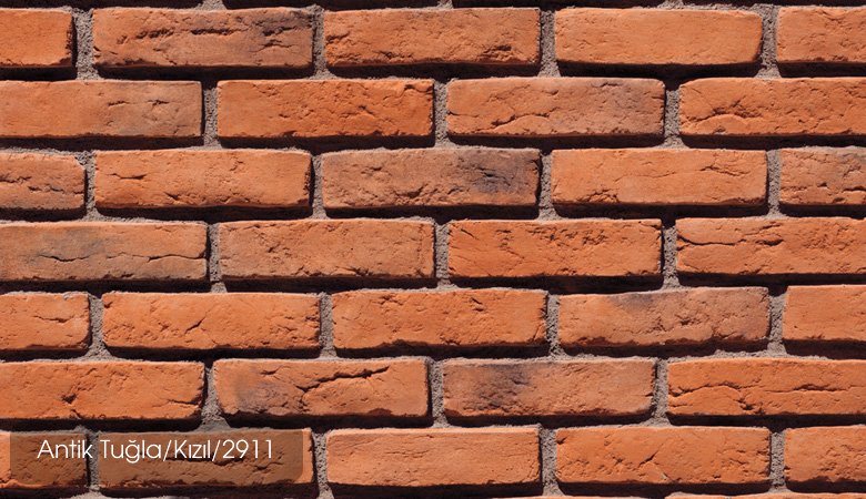 Country Stone Antik Tuğla Kızıl Dekoratif Tuğla 2911