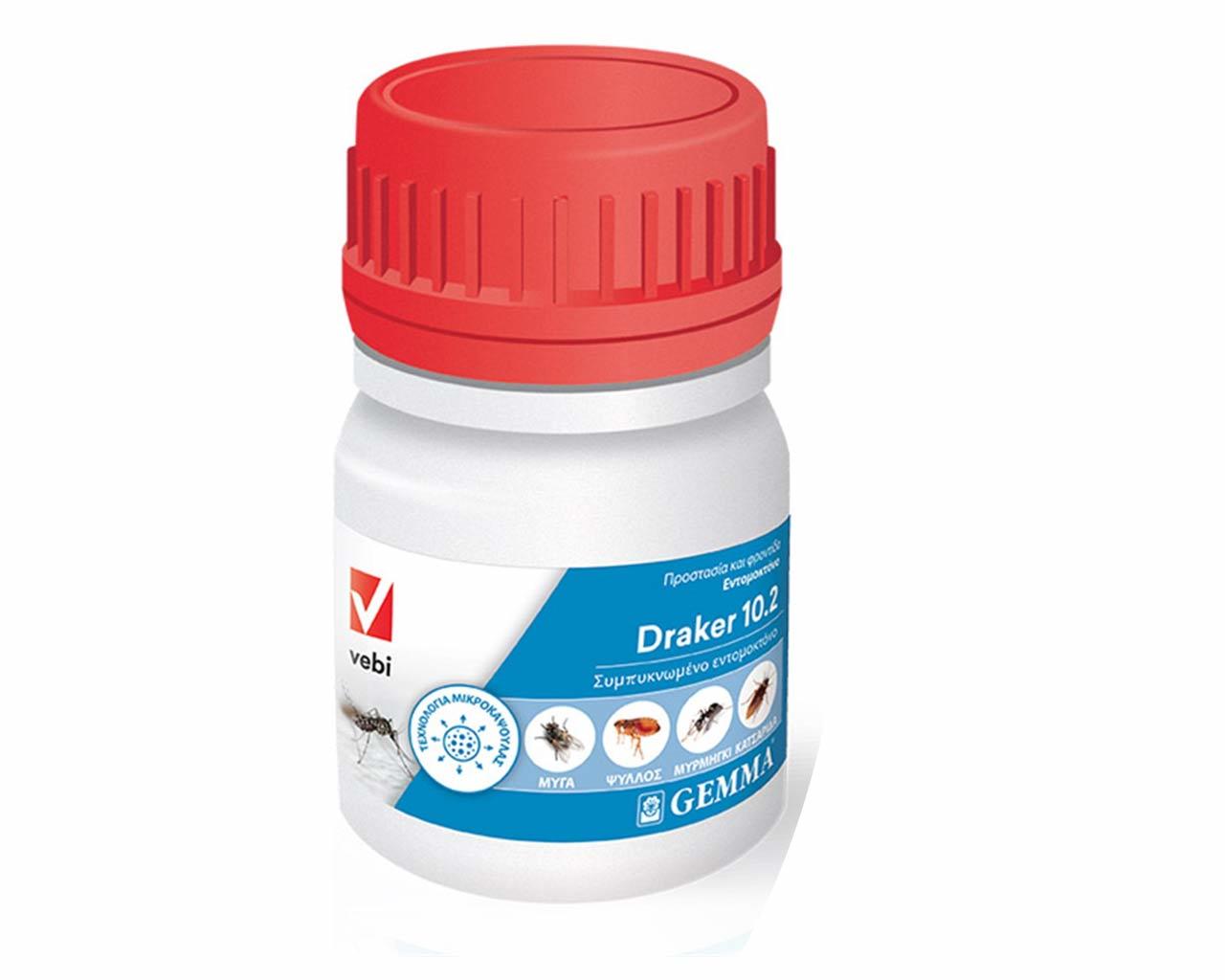 Genel Haşere ve Böcek İlacı DRAKER 10.2 - Kokusuz ve Konsantre 50ml