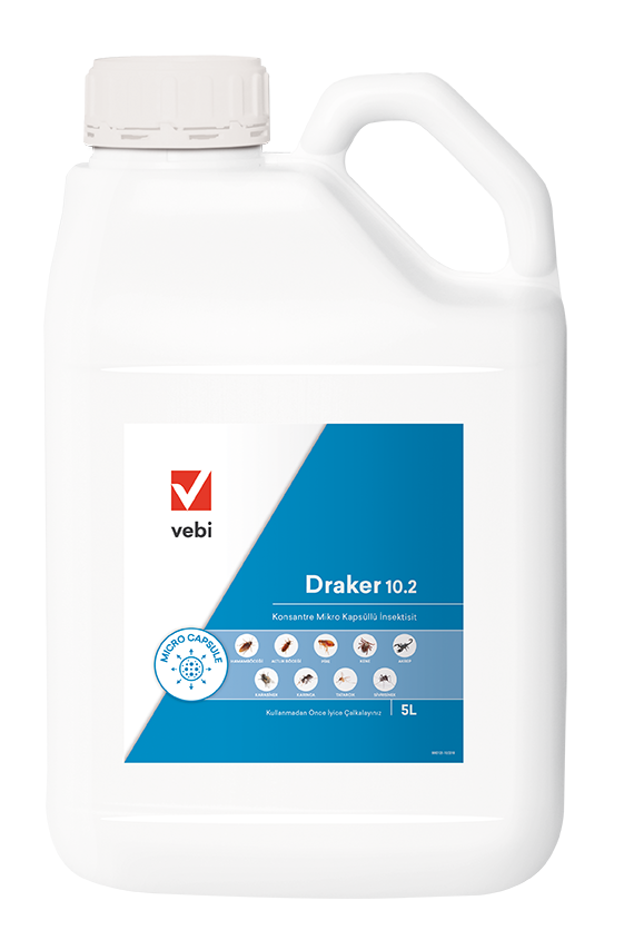 Kalorifer Böceği İlacı DRAKER 10.2 - Konsantre ve Kokusuz 5 Lt