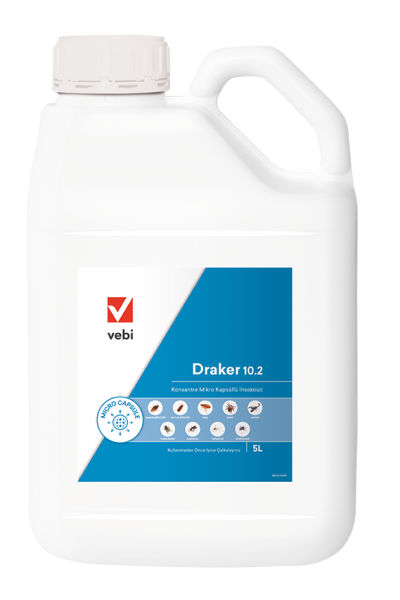 Kalorifer Böceği İlacı DRAKER 10.2 - Konsantre ve Kokusuz 5 Lt