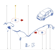 Renault Clio 5 Kaput Teli Agrafı 7703179035