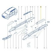 Dacia Duster 1 Sol Arka Tavan Barı Kapağı 738871956R