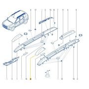 Dacia Duster 1 Sol Ön Tavan Barı Kapağı 738830089R