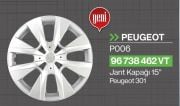 Peugeot 301 208 Jant Kapağı 15 İnç 1 Adet P006