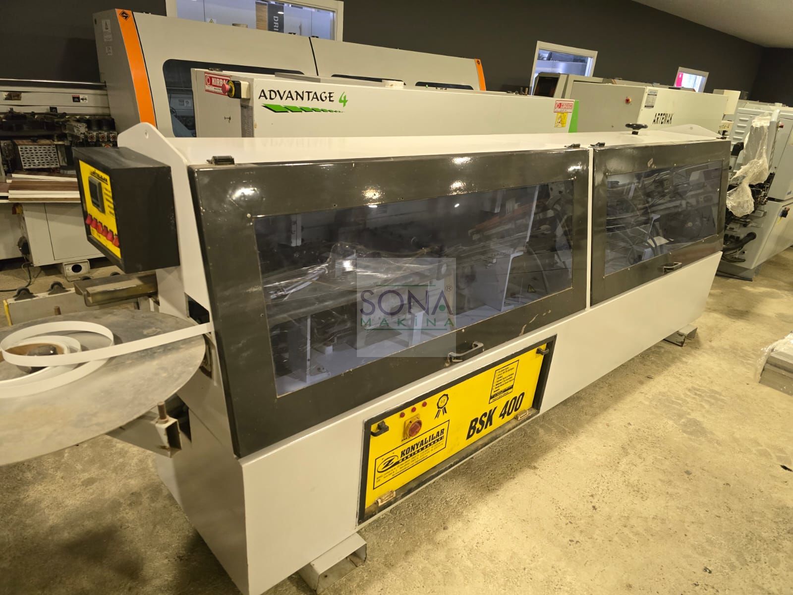 Özkonyalılar BSK 400 Kenar Bantlama Makinesi