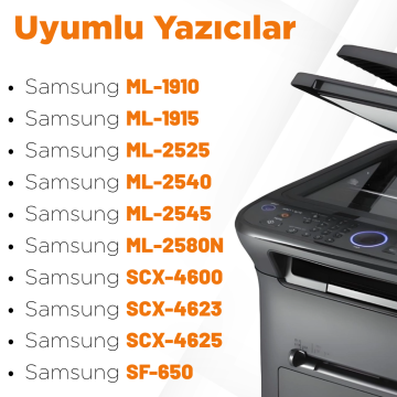 Samsung MLT-D105L Toner Tozu 250GR. / ML-1910 / ML-1915 / SCX-4623 / SCX-4600 / SF-650