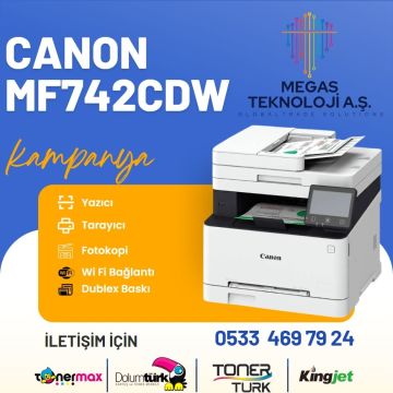Canon I-Sensys MF742CDW Çok Fonksiyonlu Mono Lazer Yazıcı