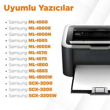 Samsung MLT-D104S Muadil Toner/ ML-1660 / ML-1665 / ML-1670 / ML-1675