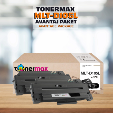 Samsung MLT-D105L  Muadil Toner 2'li Avantaj Paket / ML-1910 / ML-1915 / SCX-4623 / SCX-4600 / SF-650