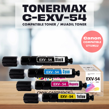 Canon C-EXV-54 Muadil Toner Takım /ImageRUNNER C3025i / C3125i / C3262i