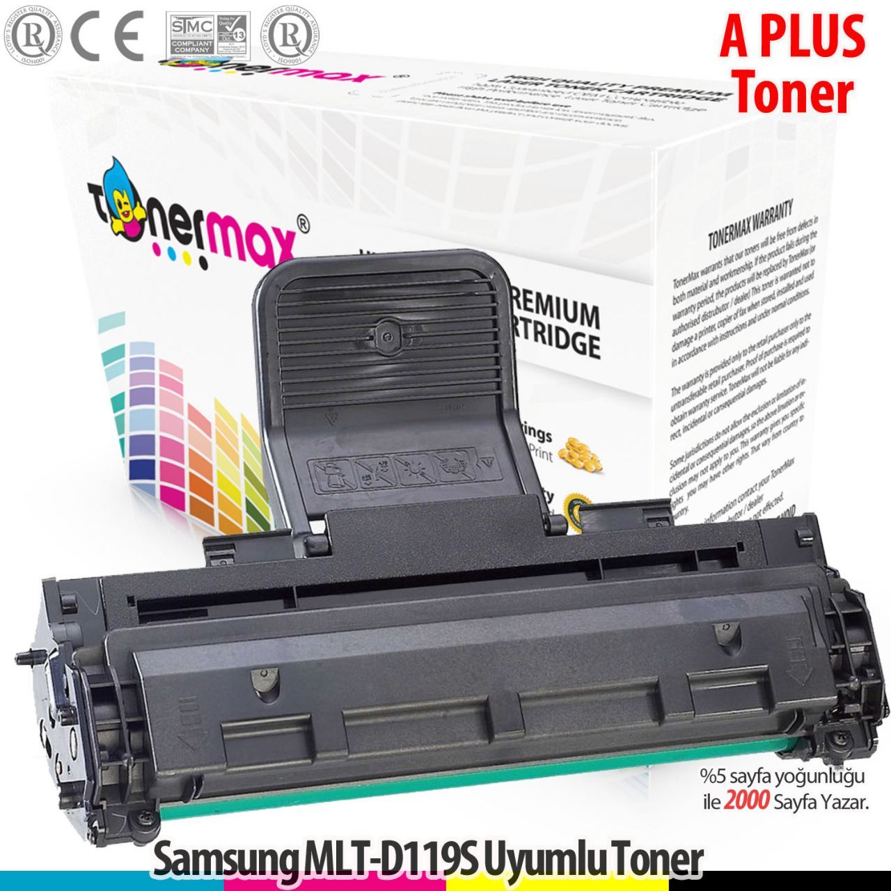 Samsung MLT-D119S / ML-1610 /ML-2010 / SCX-4521F Muadil Toner - A Plus