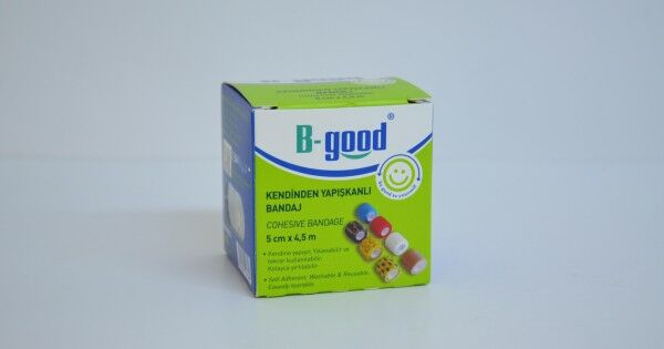 B Good Elastik Kohesif Bandaj 5 cm x 5 mt