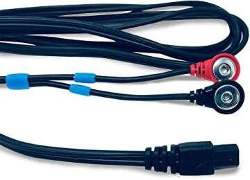 Compex Uyumlu Muadil Snaps Çıtçıtlı Siyah Kablo Seti 4 adet