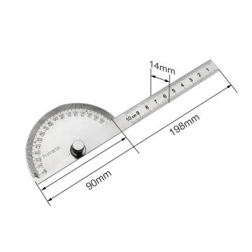 Gonyometre Çelik 180 Derece 19.5 cm