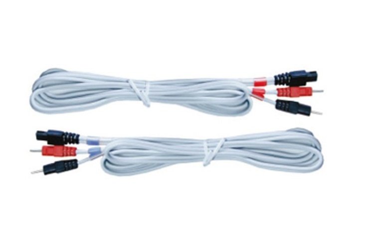 Compex Uyumlu Pin Uçlu Beyaz Kablo 2 Adet