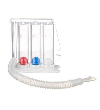 3 Toplu Spirometre Triflo Solunum Egzersiz Cihazı