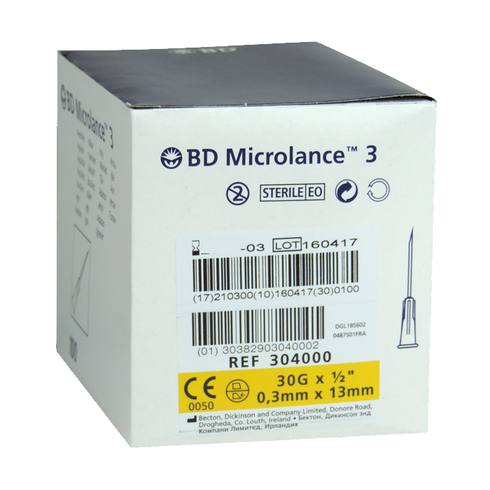 BD Microlance 3 Mezoterapi İğnesi 30G 0.3 x 13mm 100 adet