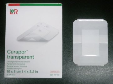 Lohmann Rauscher 13102 Curapor Transparent 10x8cm Emici Pedli Su Geçirmez Yara Örtüsü