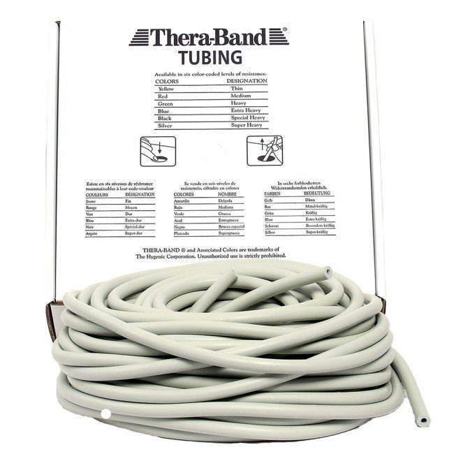 Theraband Silver Tubing Direnç Lastiği 7.5 mt