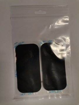 5 x 10 cm Çift Çıtçıtlı Tens Elektrot Pedi, Pakette 2 Adet