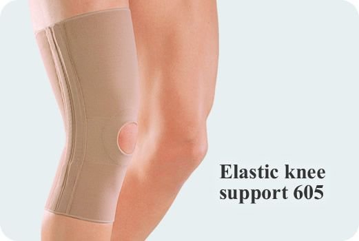 605 Medi Elastic Knee Support Patellası Açık İthal Örme Dizlik