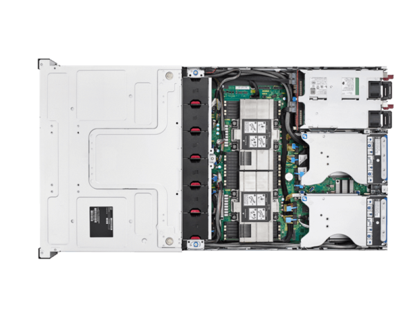 HPE Srv DL380 Gen11 2*Xeon Silver 4510 (12C/2.4GHz) 256GB DDR5 4x1.92TB HPE SSD (8x2.5”) MR408i o/4GB 4x1GbE ILO Std. 2x1000W PSU 2U Rack