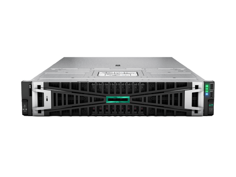 HPE Srv DL380 Gen11 2*Xeon Gold 6430 (32C/2.1GHz) 512GB DDR5 3x1.92TB HPE SSD (8x2.5”) MR408i o/4GB 2x10/25GbE SFP+ 4x1GbE ILO Std. 2x1000W PSU 2U Rack