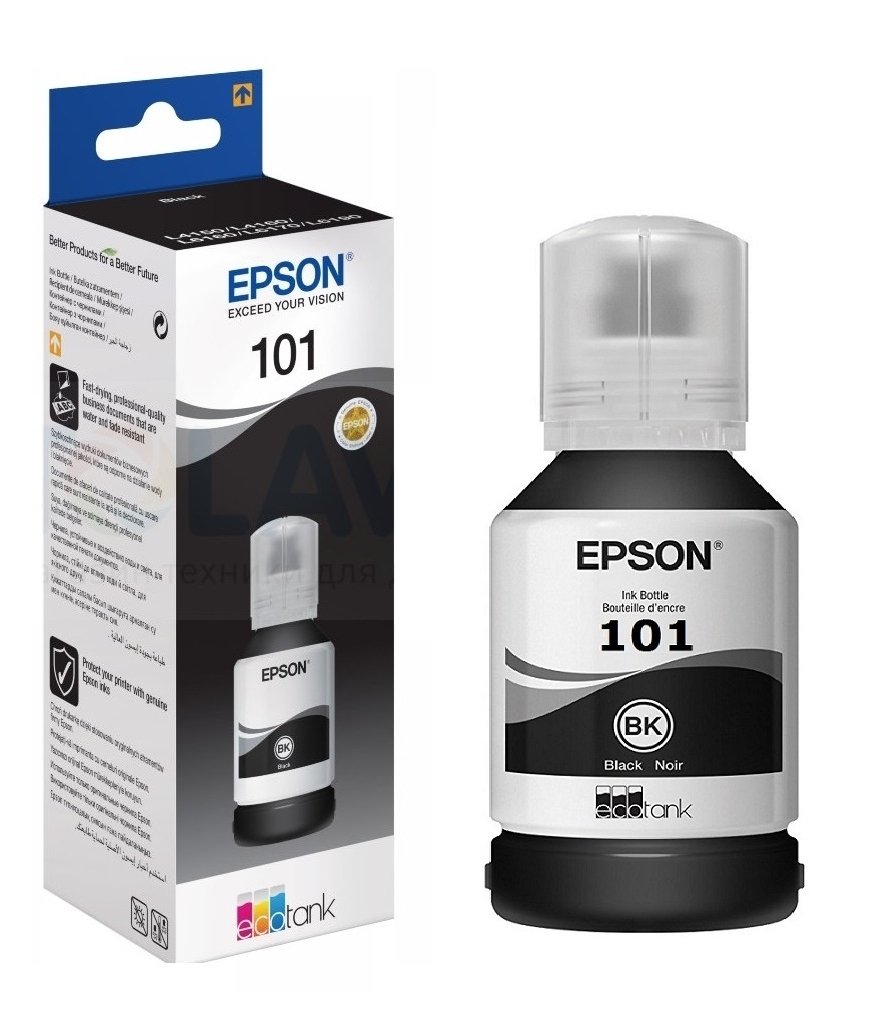 EPSON T101BK SİYAH MÜREKKEP KARTUŞU ( C13T03V14A )