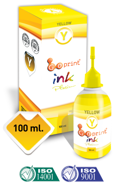 Epson DuraBrite Pigment Uyumlu Yellow Goprint Yazıcı Mürekkebi 100 ml