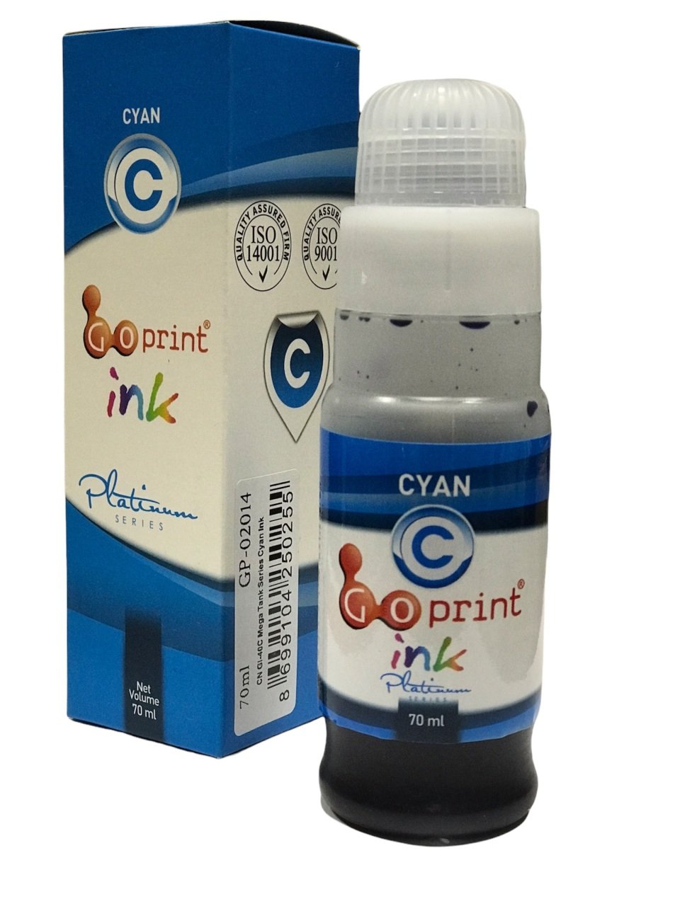 Canon GI-40 Uyumlu Cyan Goprint Yazıcı Mürekkebi 70 ml