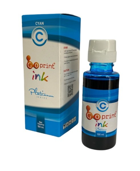 HP GT Uyumlu Cyan Goprint Yazıcı Mürekkebi 100 ml