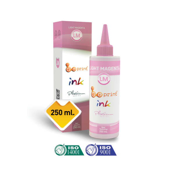 Epson T6736 Uyumlu Light Magenta UV (Solmayan) Goprint Yazıcı Mürekkebi 250 ml