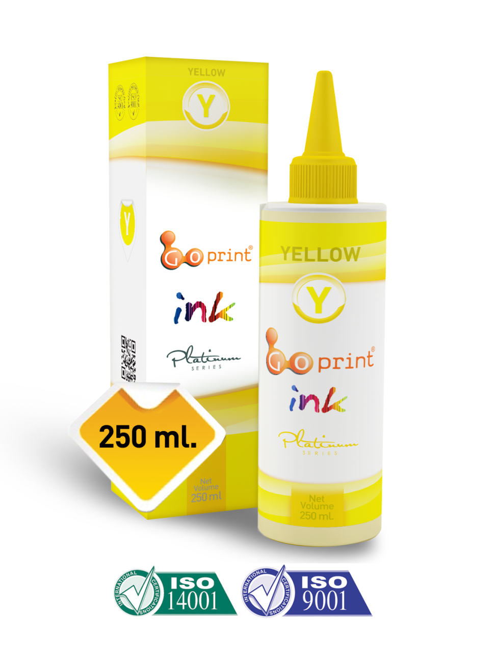 Canon CLI-551 Uyumlu Yellow Goprint Yazıcı Mürekkebi 250ml